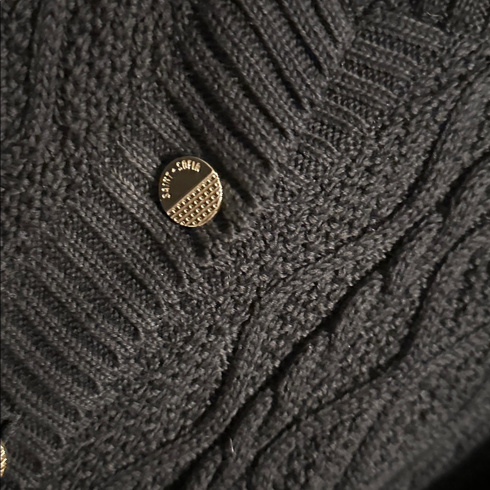 Saint + Sofia Bronte Cable Knit Cardigan - image 5